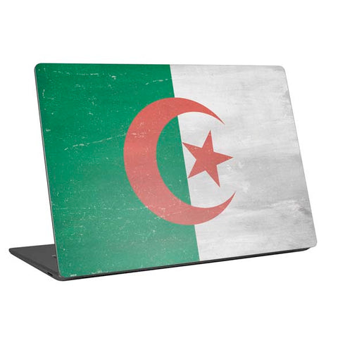 Algeria Flag Distressed Laptop Skins
